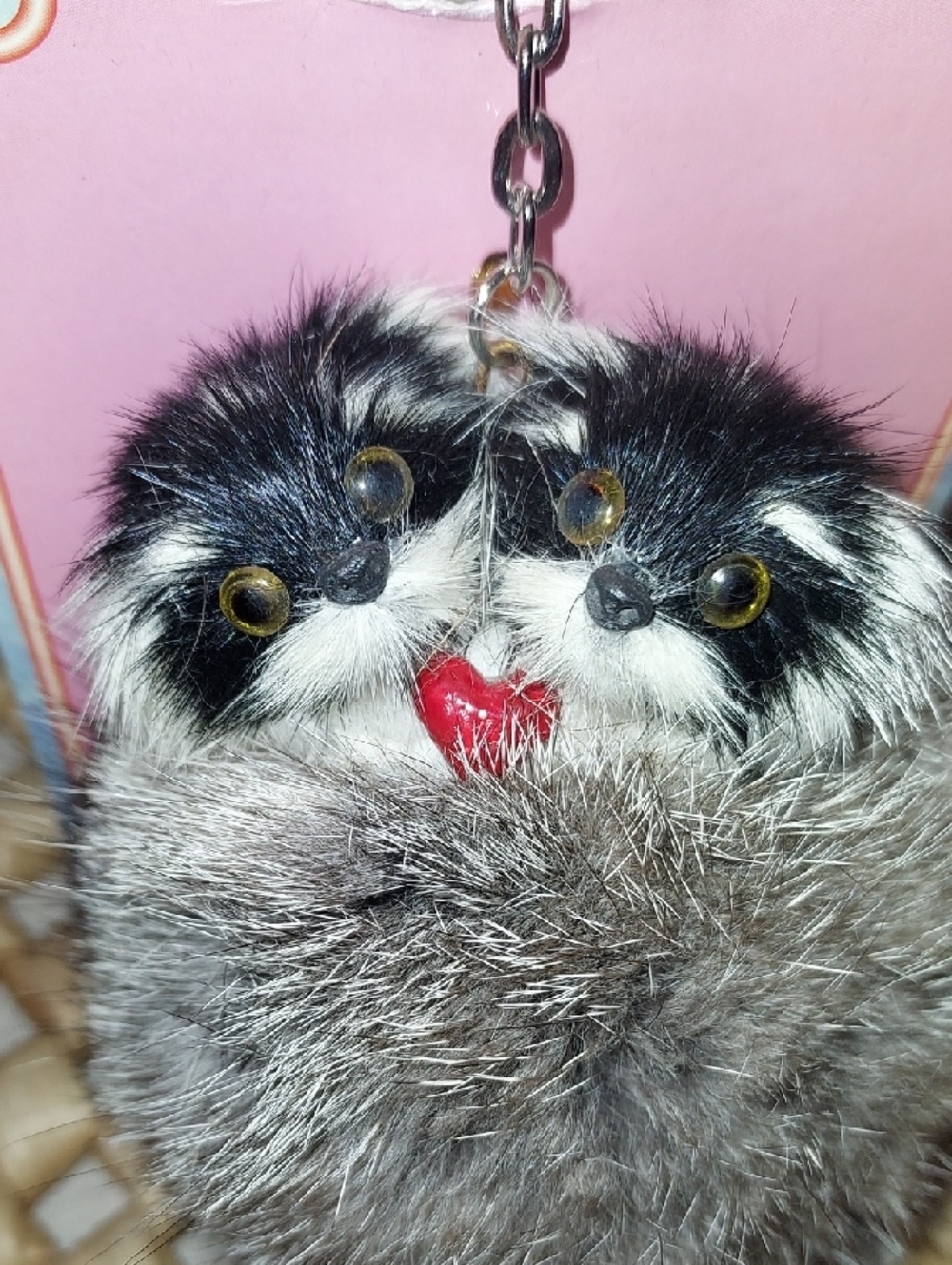 Novelty Inc. Fur Key Chain